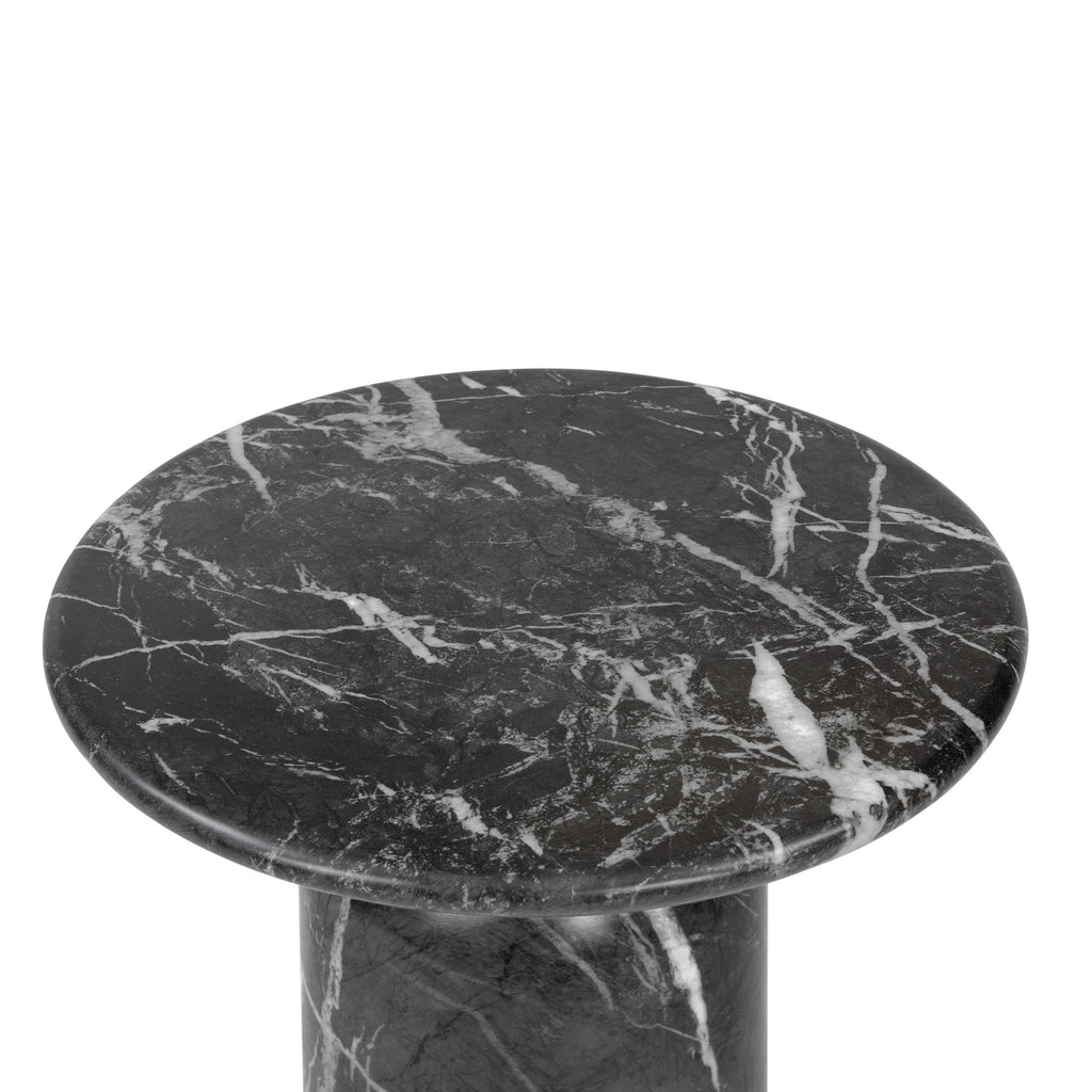 Wels End Table | Black Marble