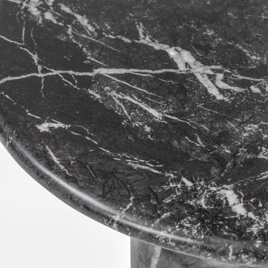 Wels End Table | Black Marble