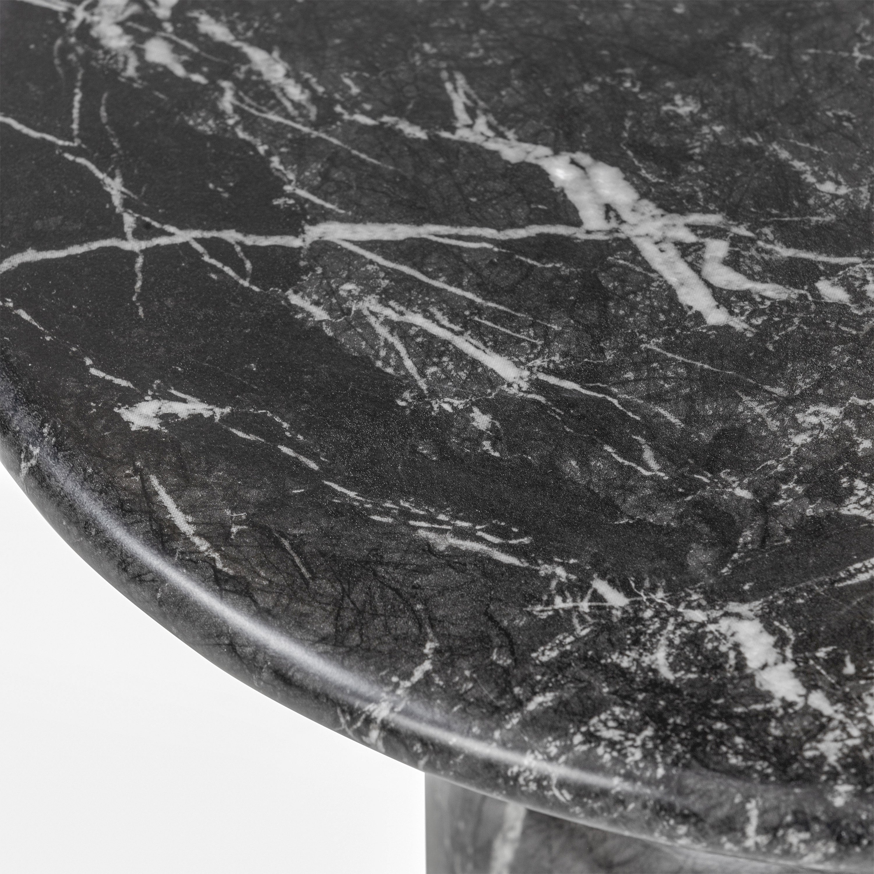 Wels End Table | Black Marble