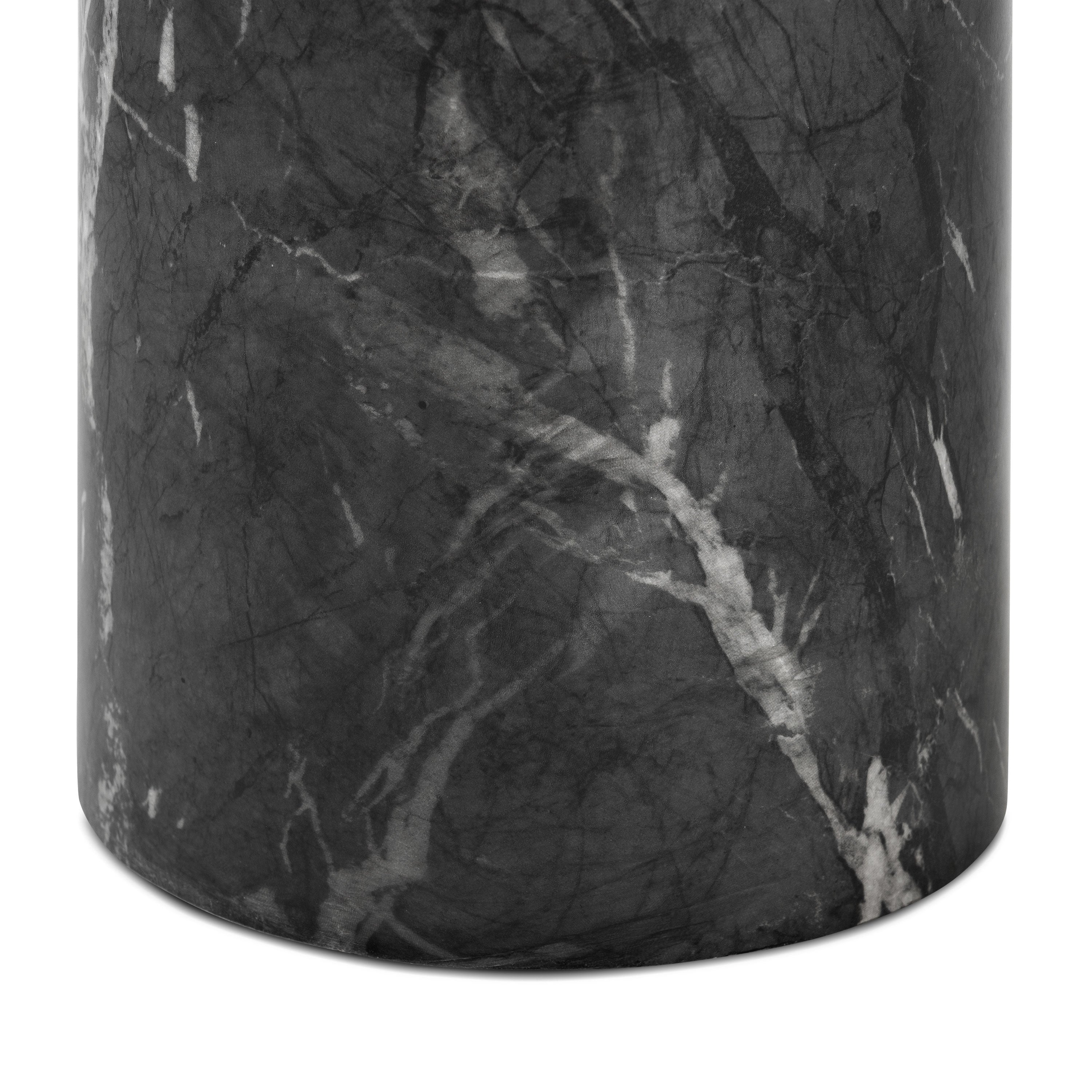 Wels End Table | Black Marble