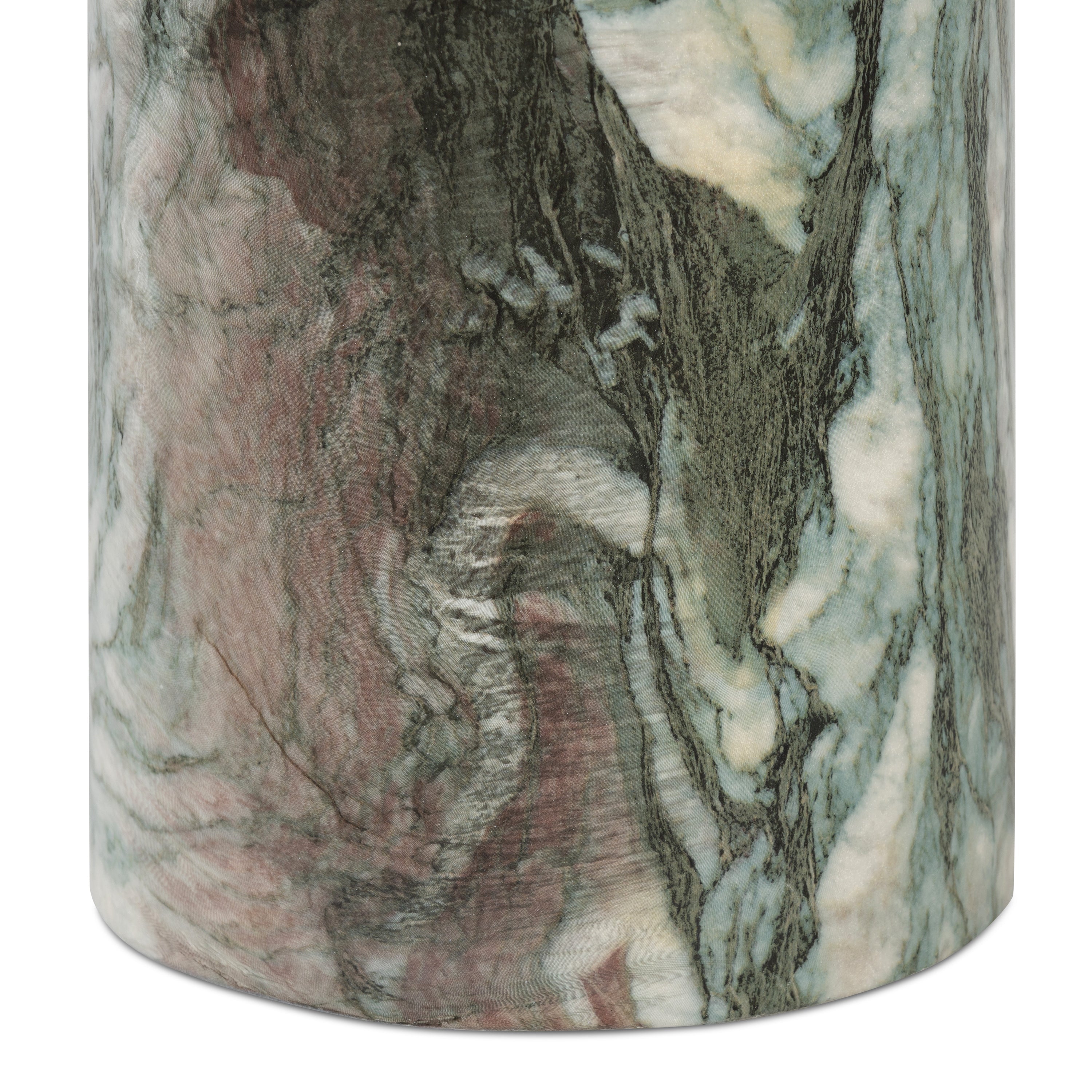 Wels End Table | Green Marble