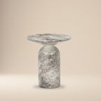 Wels End Table | Grey Marble