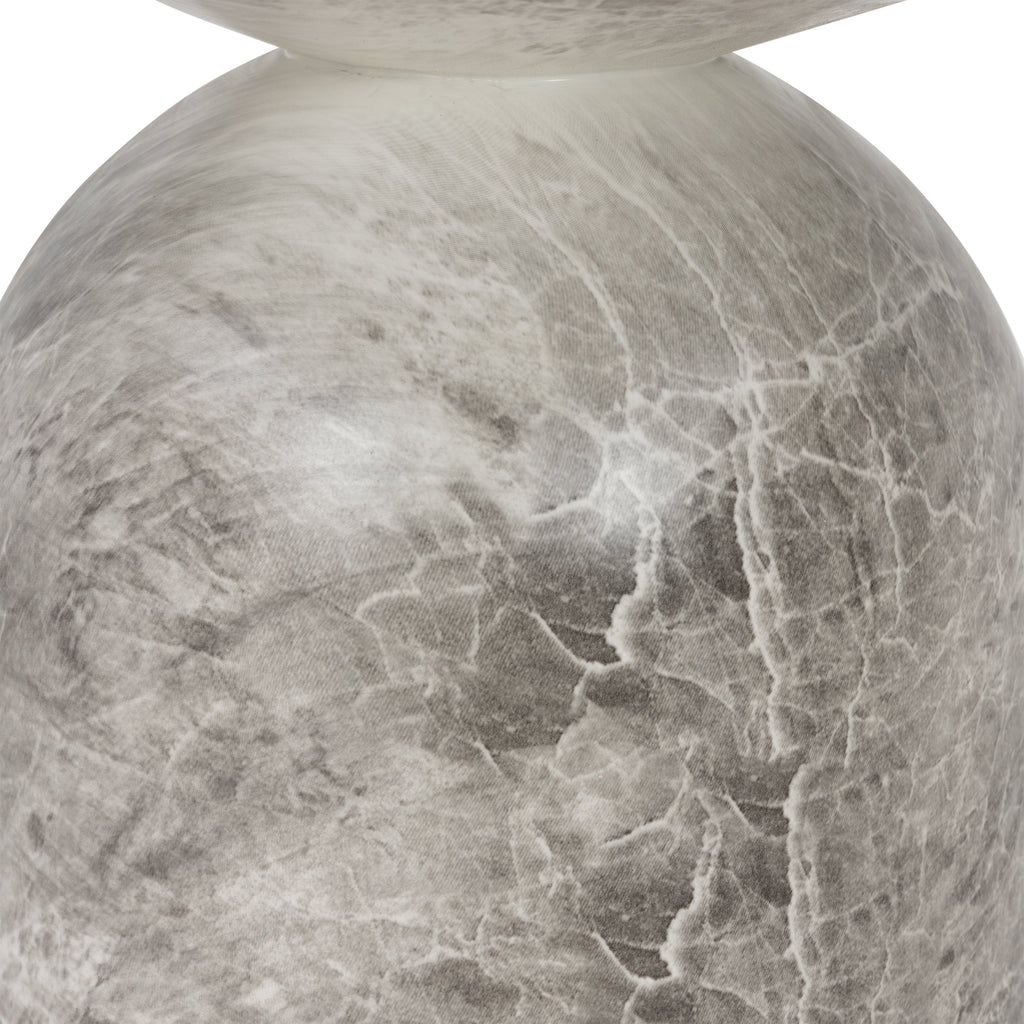 Wels End Table | Grey Marble