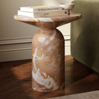 Wels End Table | Jasper Red