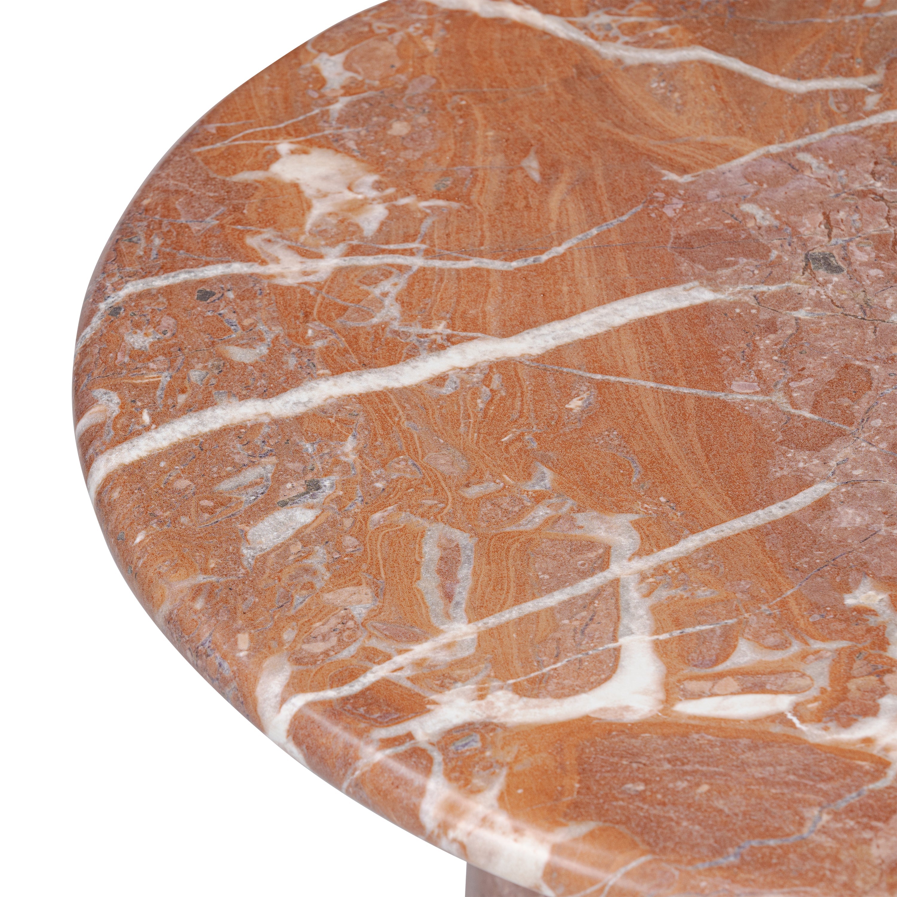 Wels End Table | Jasper Red