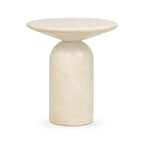 Wels End Table | Sandstone White