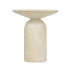 Wels End Table | Sandstone White
