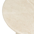 Wels End Table | Sandstone White