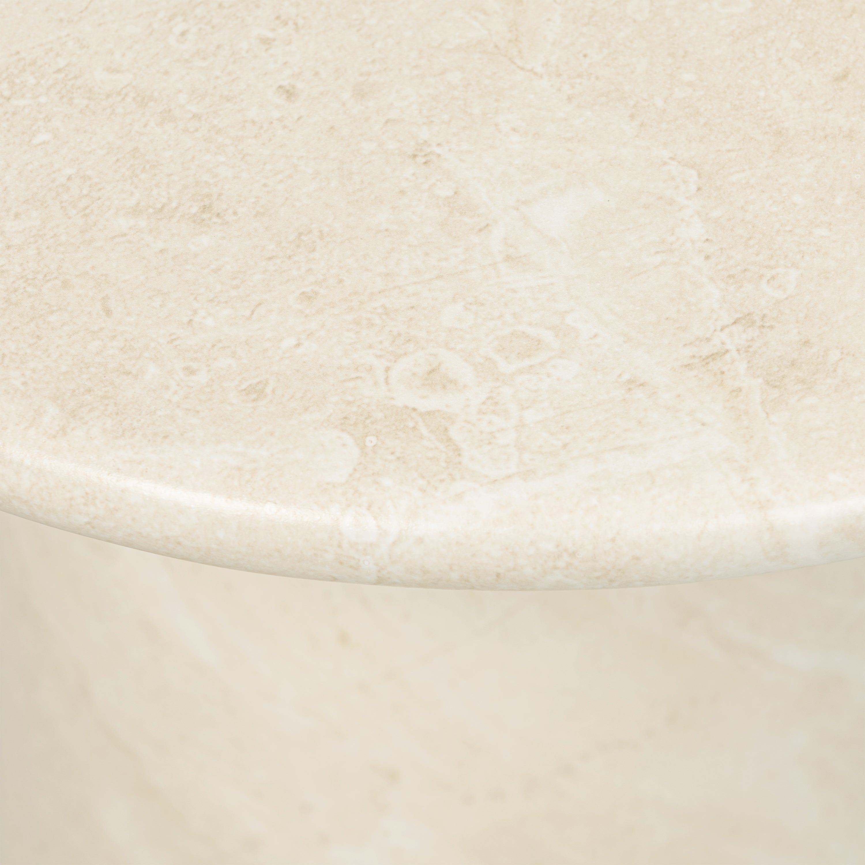 Wels End Table | Sandstone White