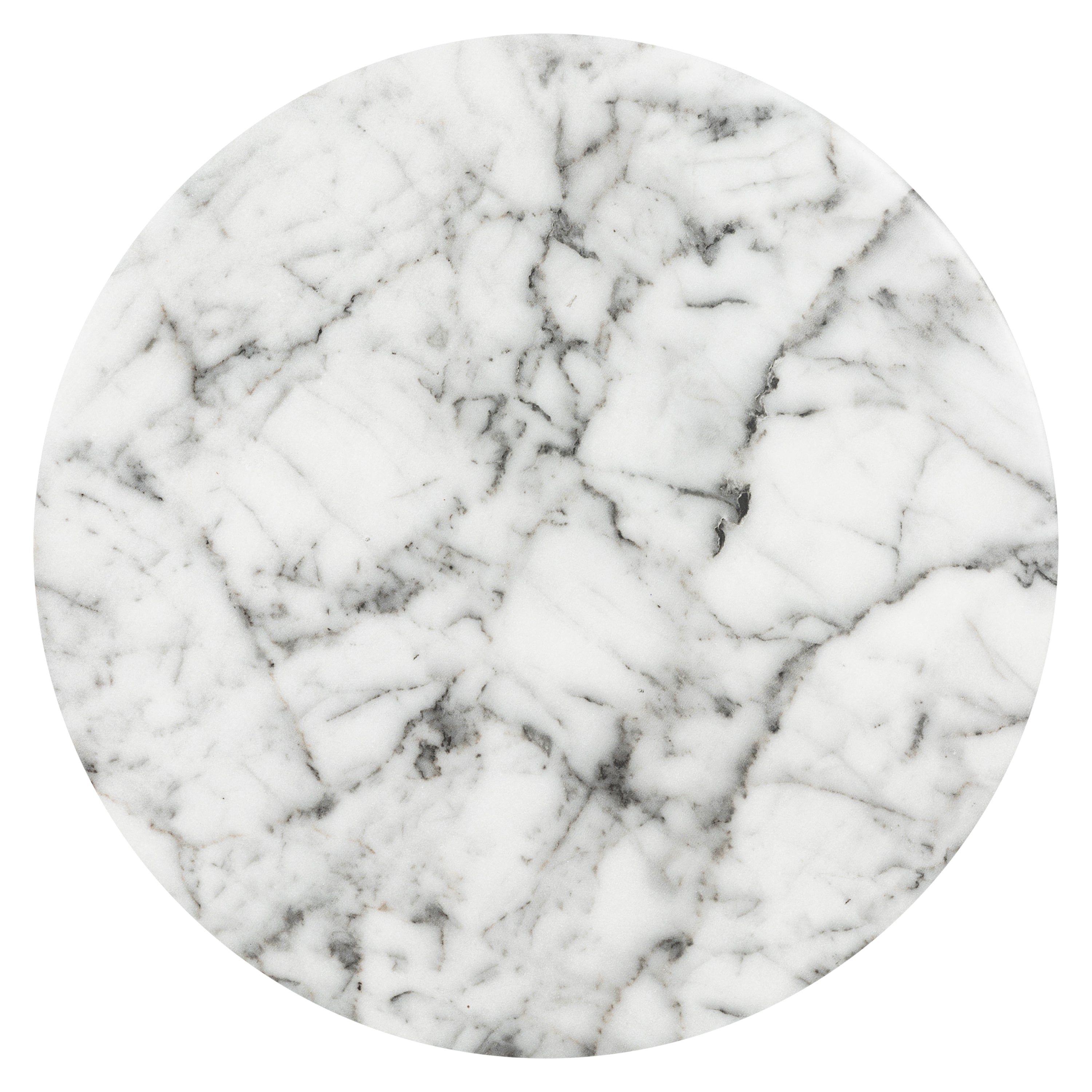 Wels End Table | White Marble