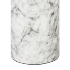 Wels End Table | White Marble