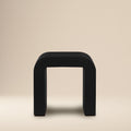 Naples Horseshoe Side Table | Black Concrete