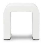 Naples Horseshoe Side Table | Ivory Concrete