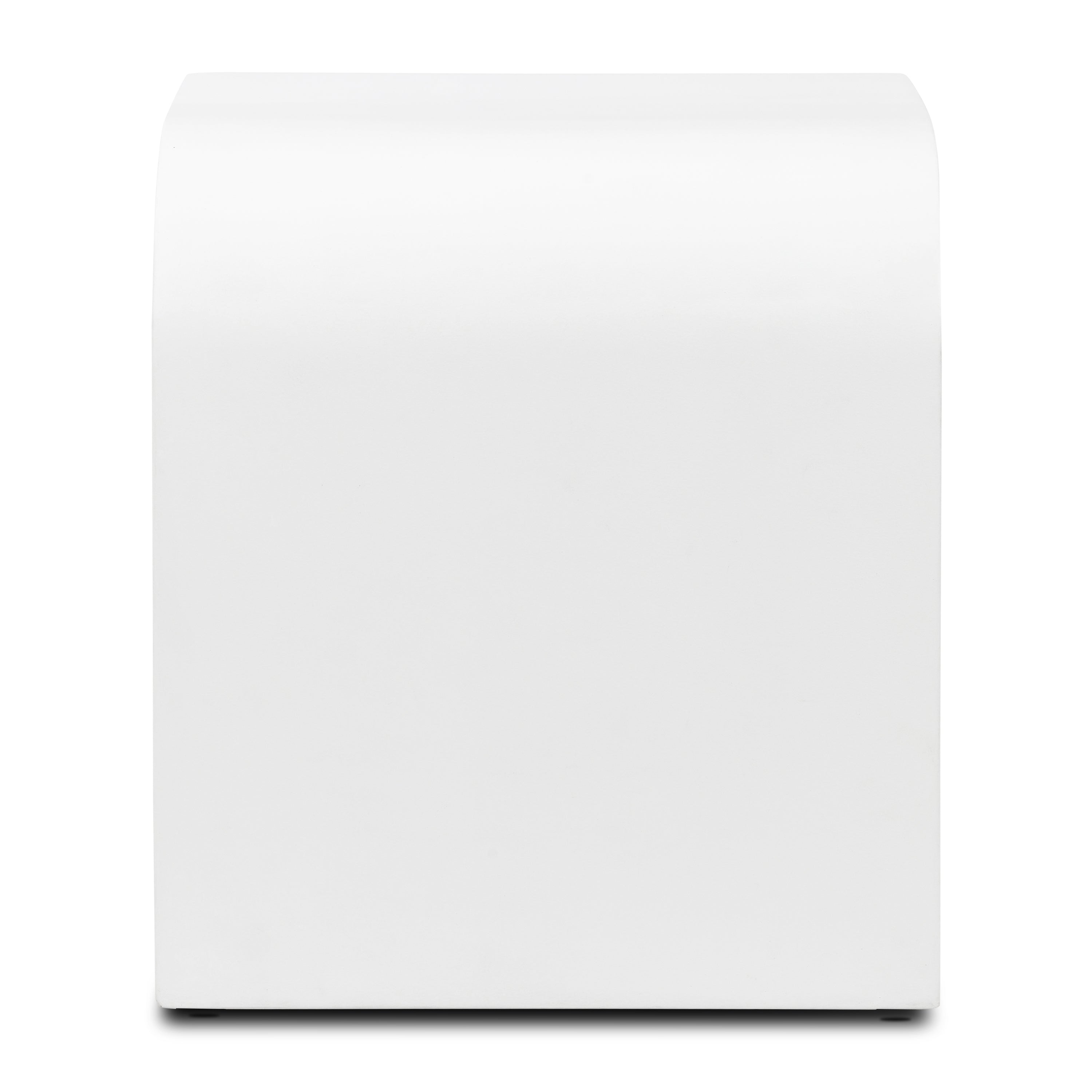 Naples Horseshoe Side Table | Ivory Concrete