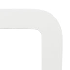 Naples Horseshoe Side Table | Ivory Concrete