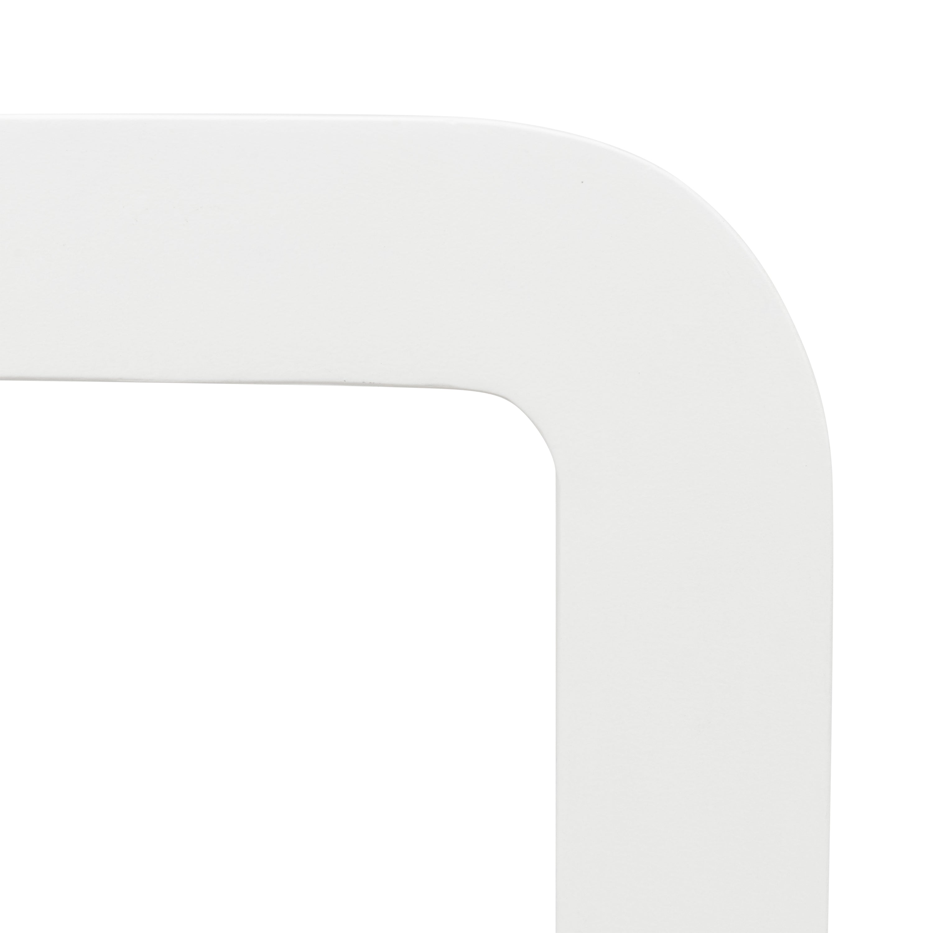 Naples Horseshoe Side Table | Ivory Concrete