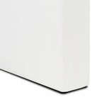 Naples Horseshoe Side Table | Ivory Concrete