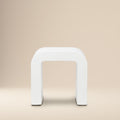 Naples Horseshoe Side Table | Ivory Concrete