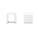 Naples Horseshoe Side Table | Ivory Concrete