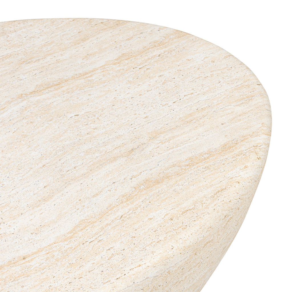 Trevi Oval Coffee Table | Travertine