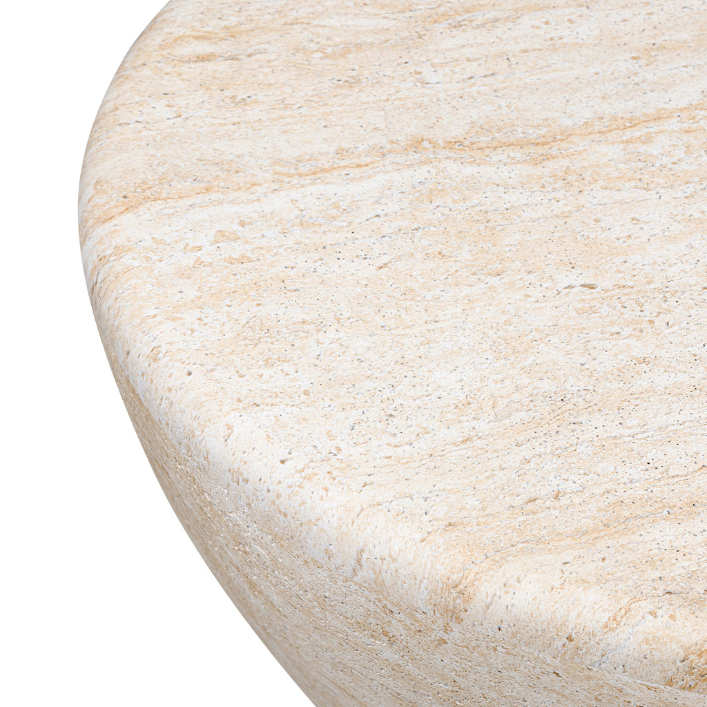 Trevi Oval Coffee Table | Travertine