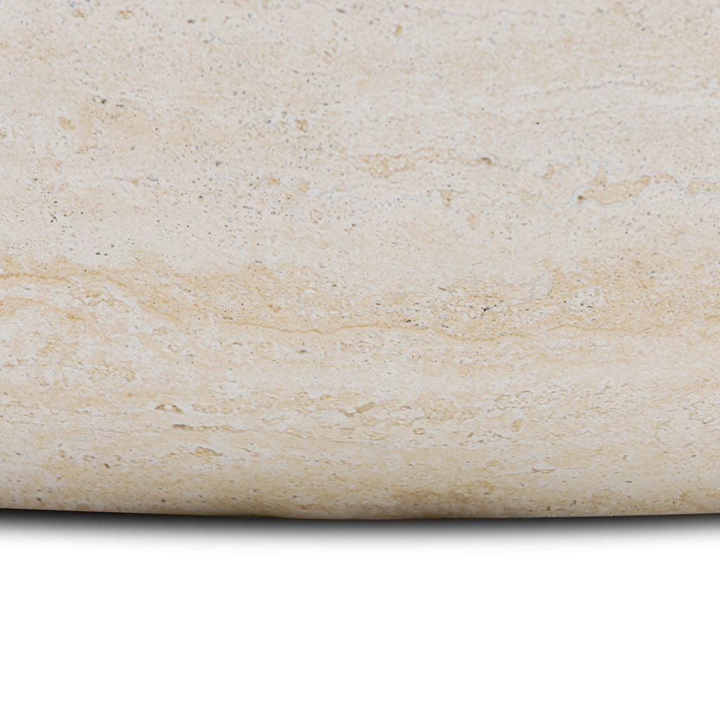 Trevi Oval Coffee Table | Travertine