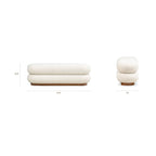 Bench | Froth White Boucle