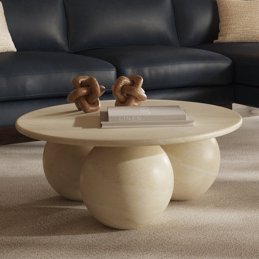 Coffee Table | Sandstone White