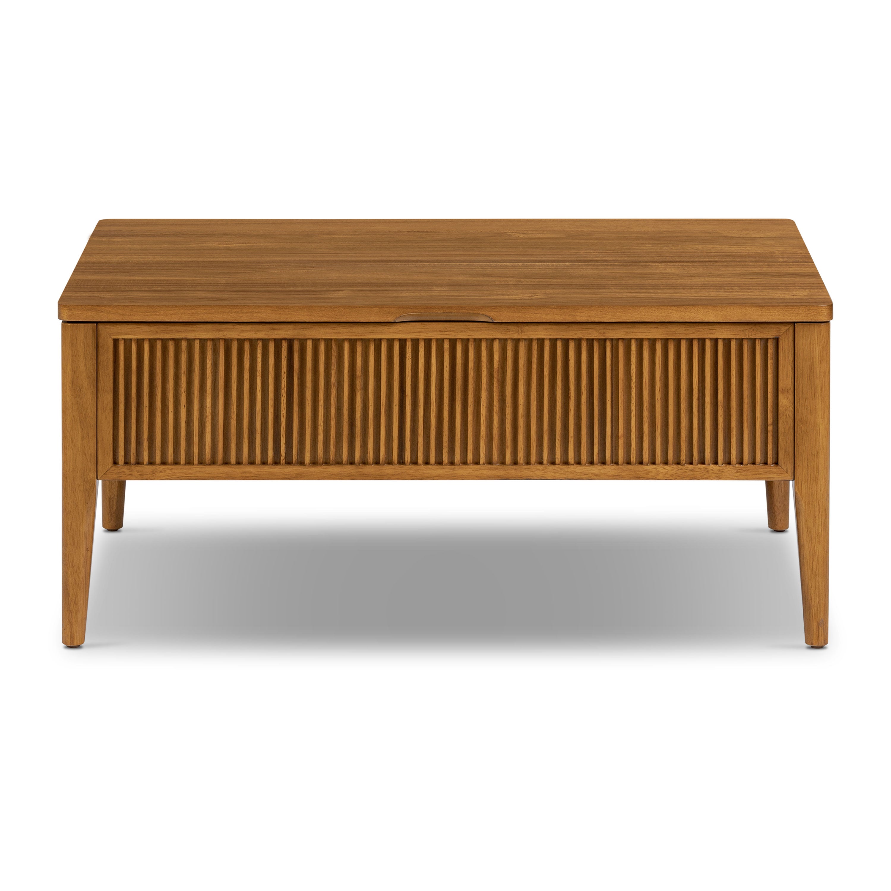 Lift-Top Storage Coffee Table | Light Brown