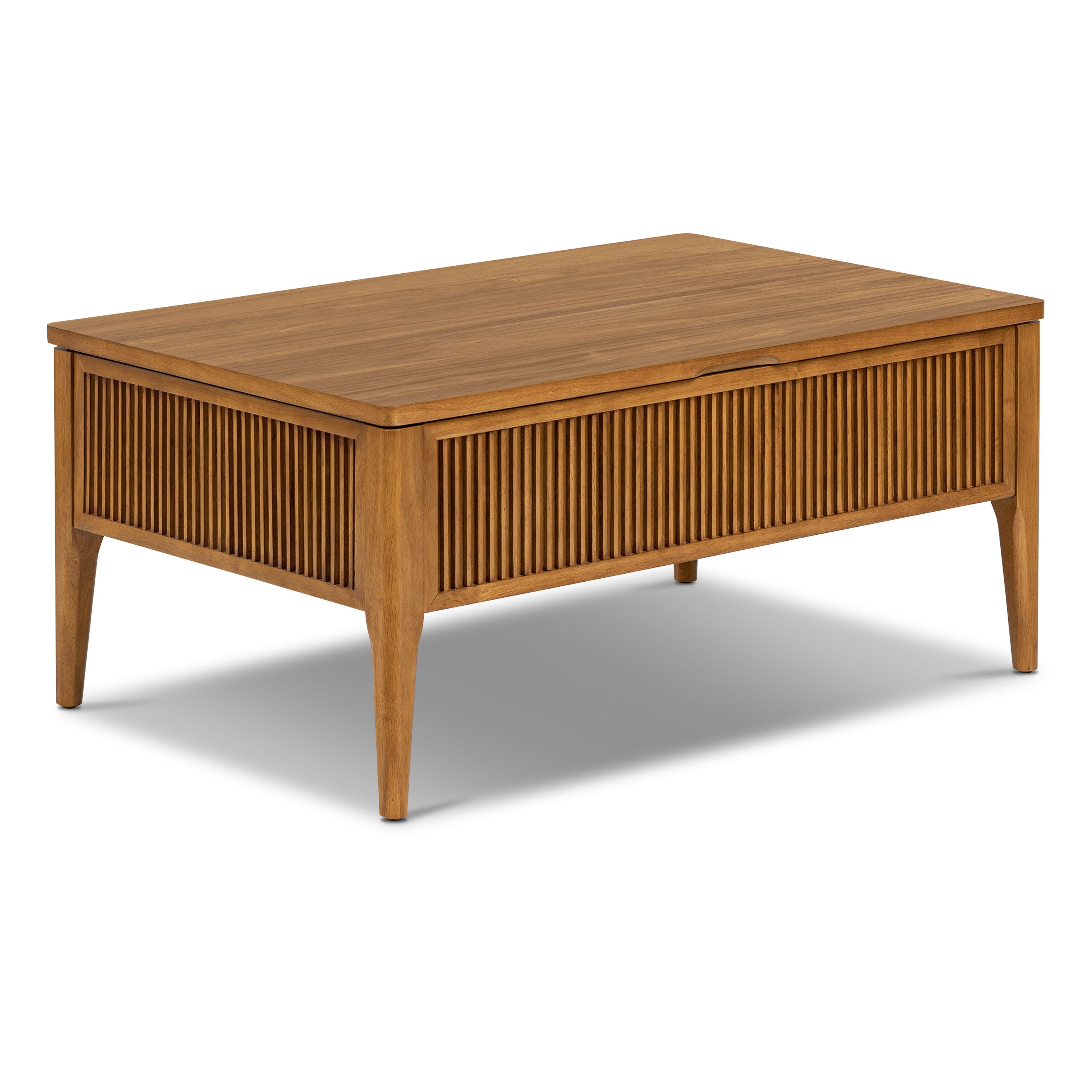 Lift-Top Storage Coffee Table | Light Brown