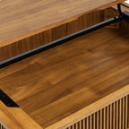 Lift-Top Storage Coffee Table | Light Brown