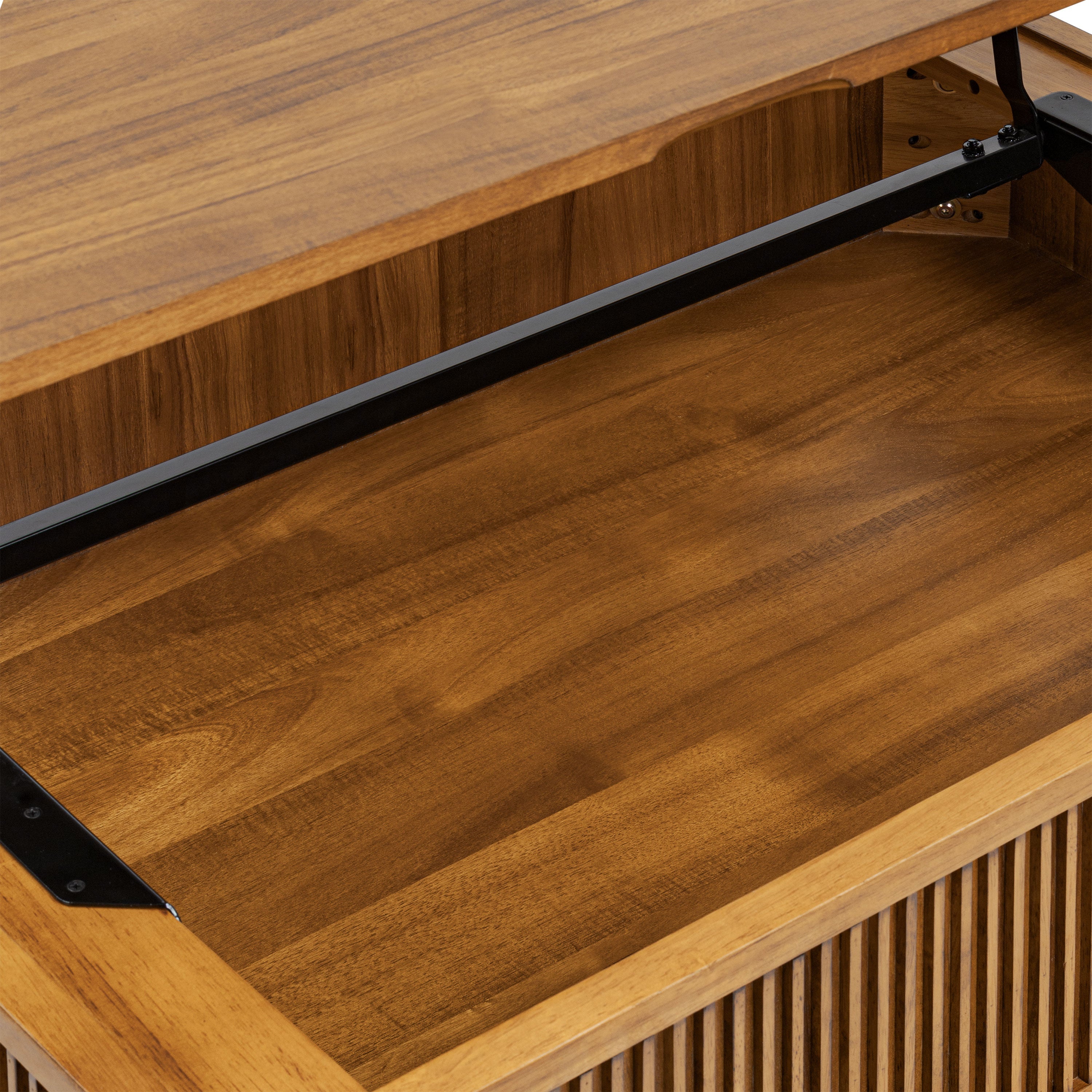 Lift-Top Storage Coffee Table | Light Brown