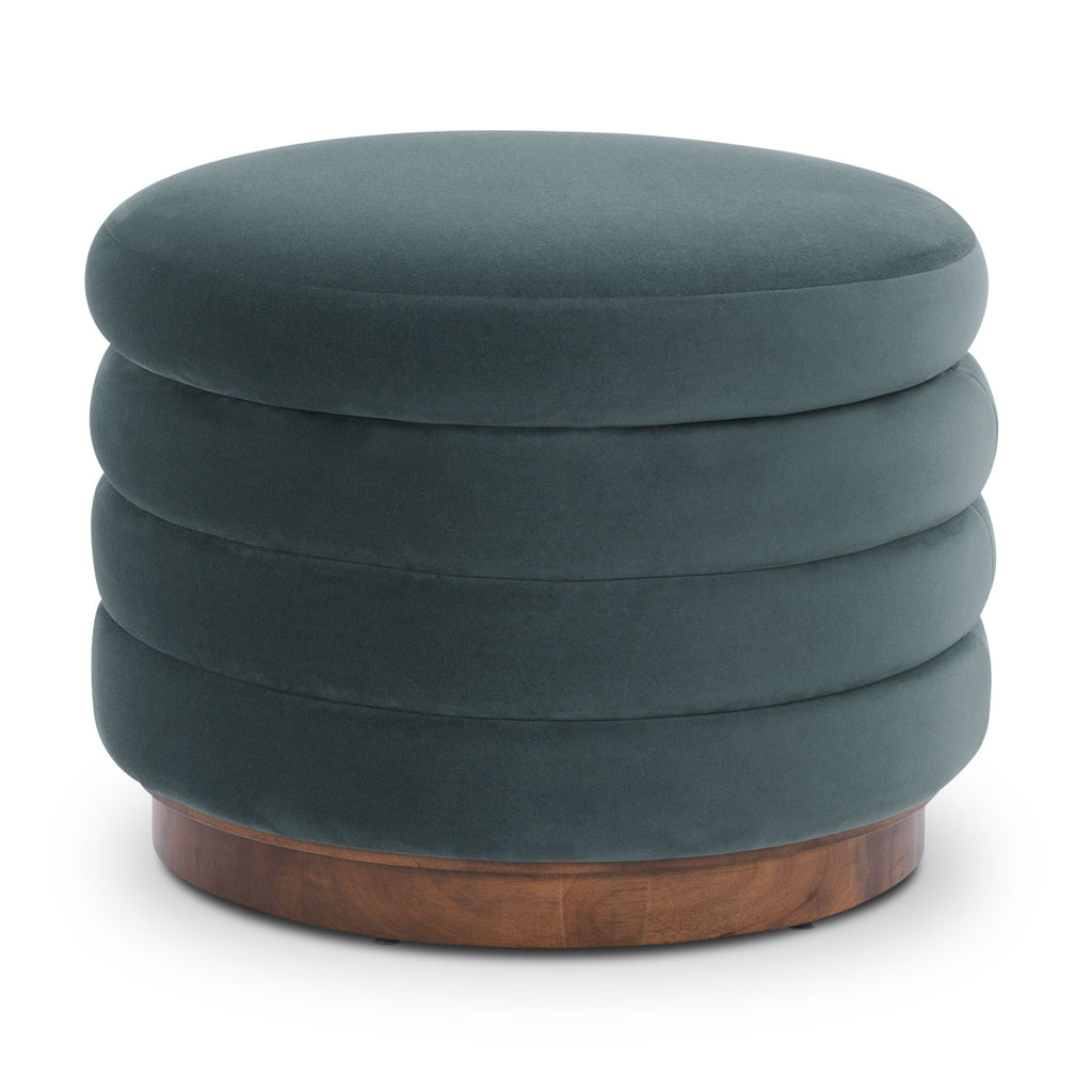 Storage Ottoman | Shadow Teal