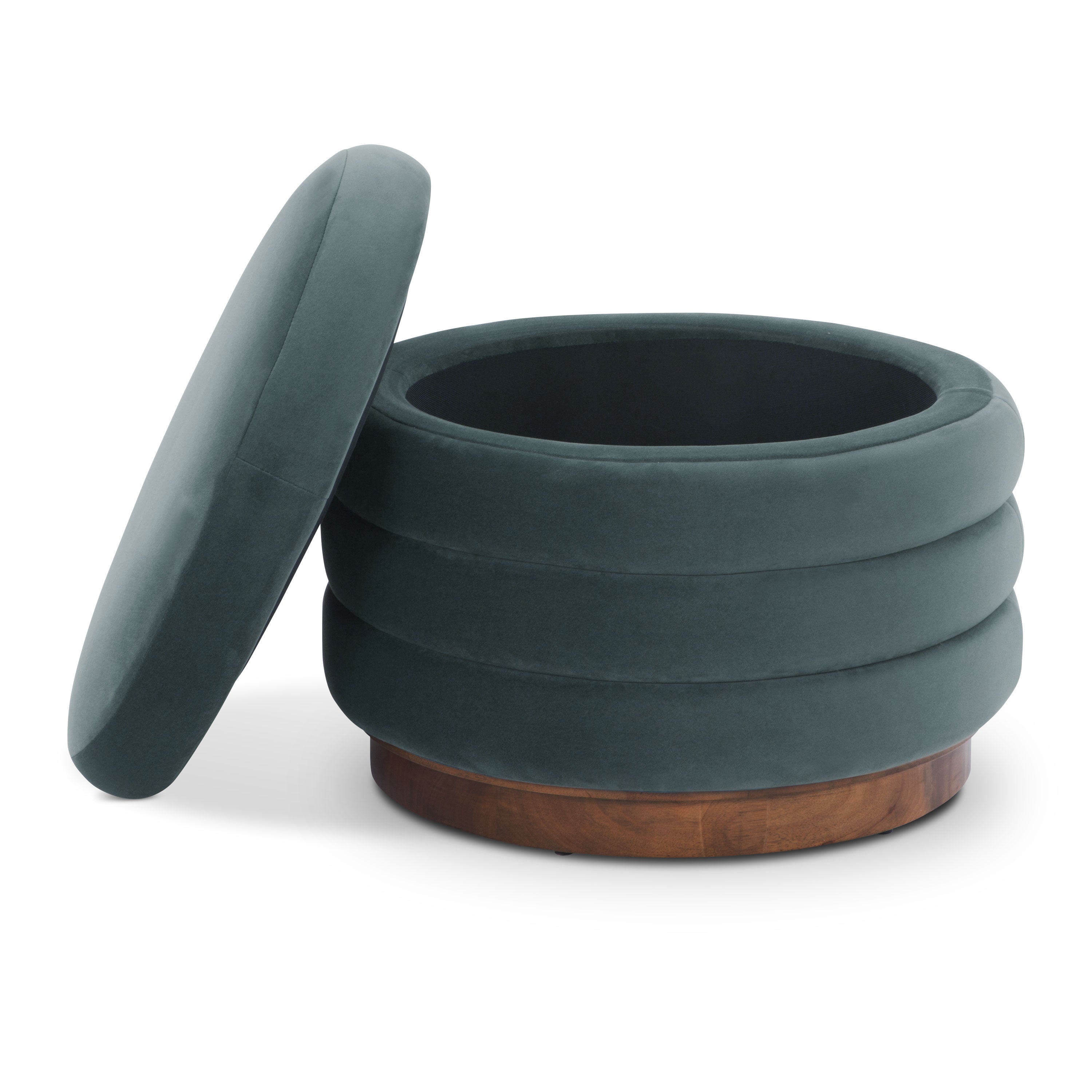 Storage Ottoman | Shadow Teal