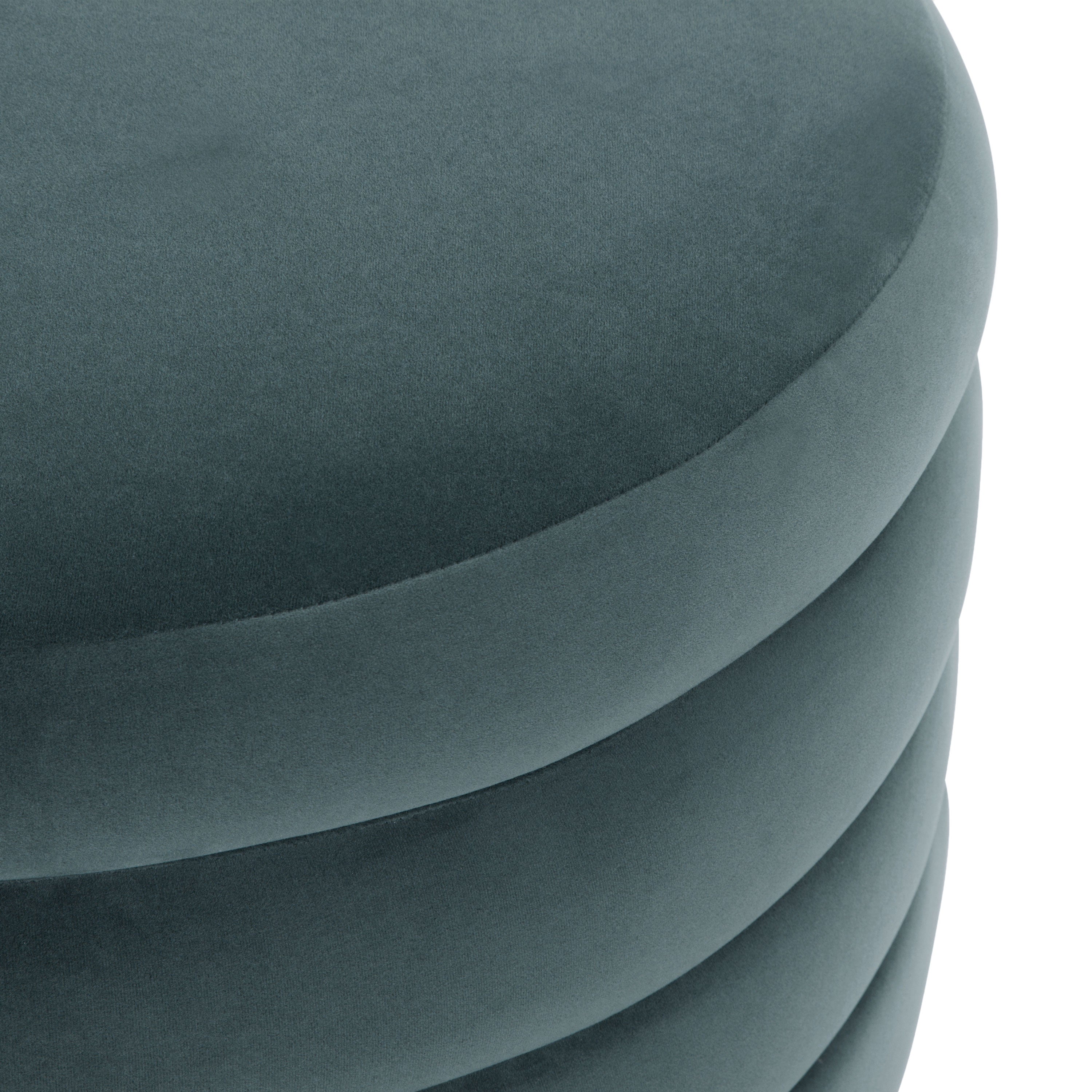 Storage Ottoman | Shadow Teal