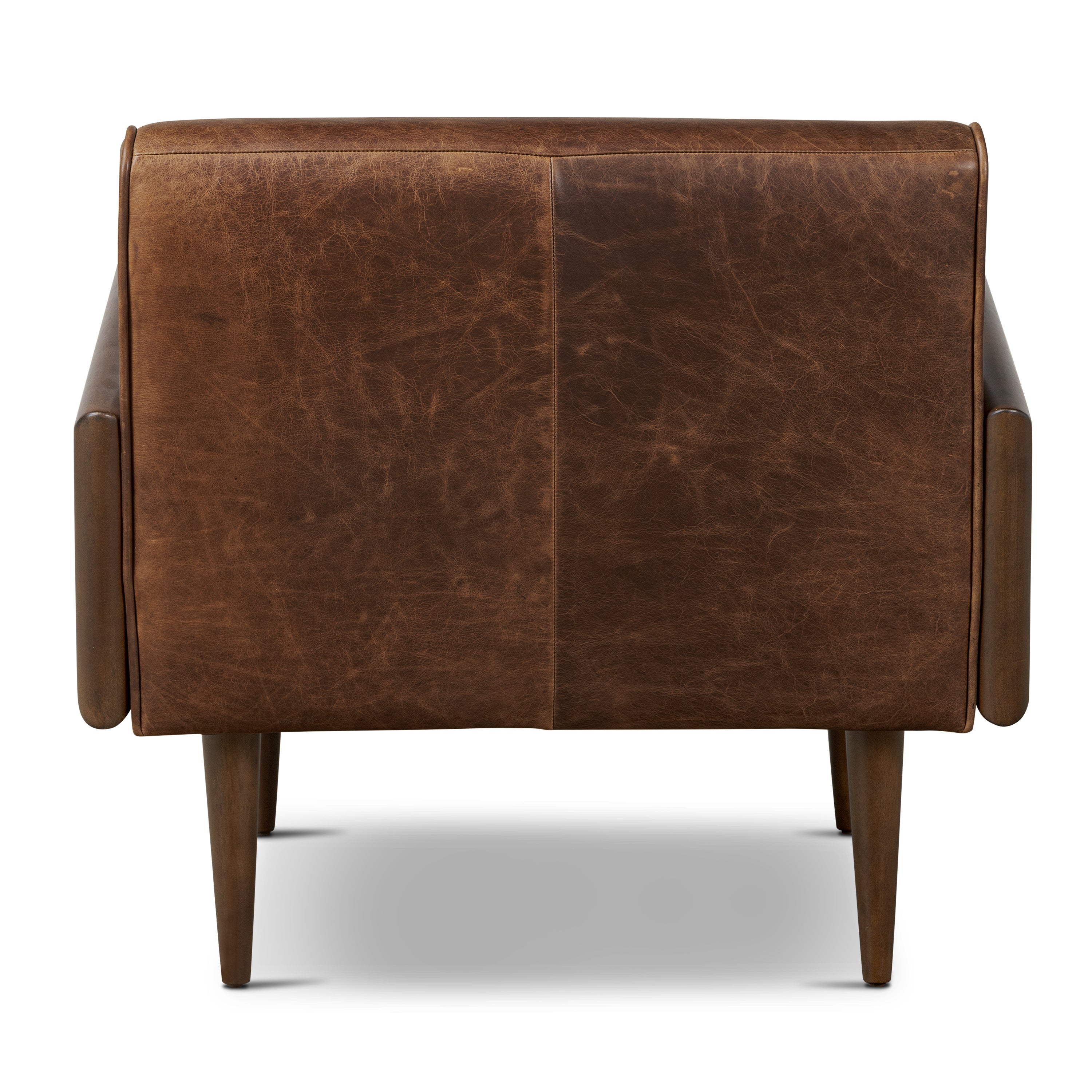 Viborg Leather Lounge Chair | Chocolate Brown