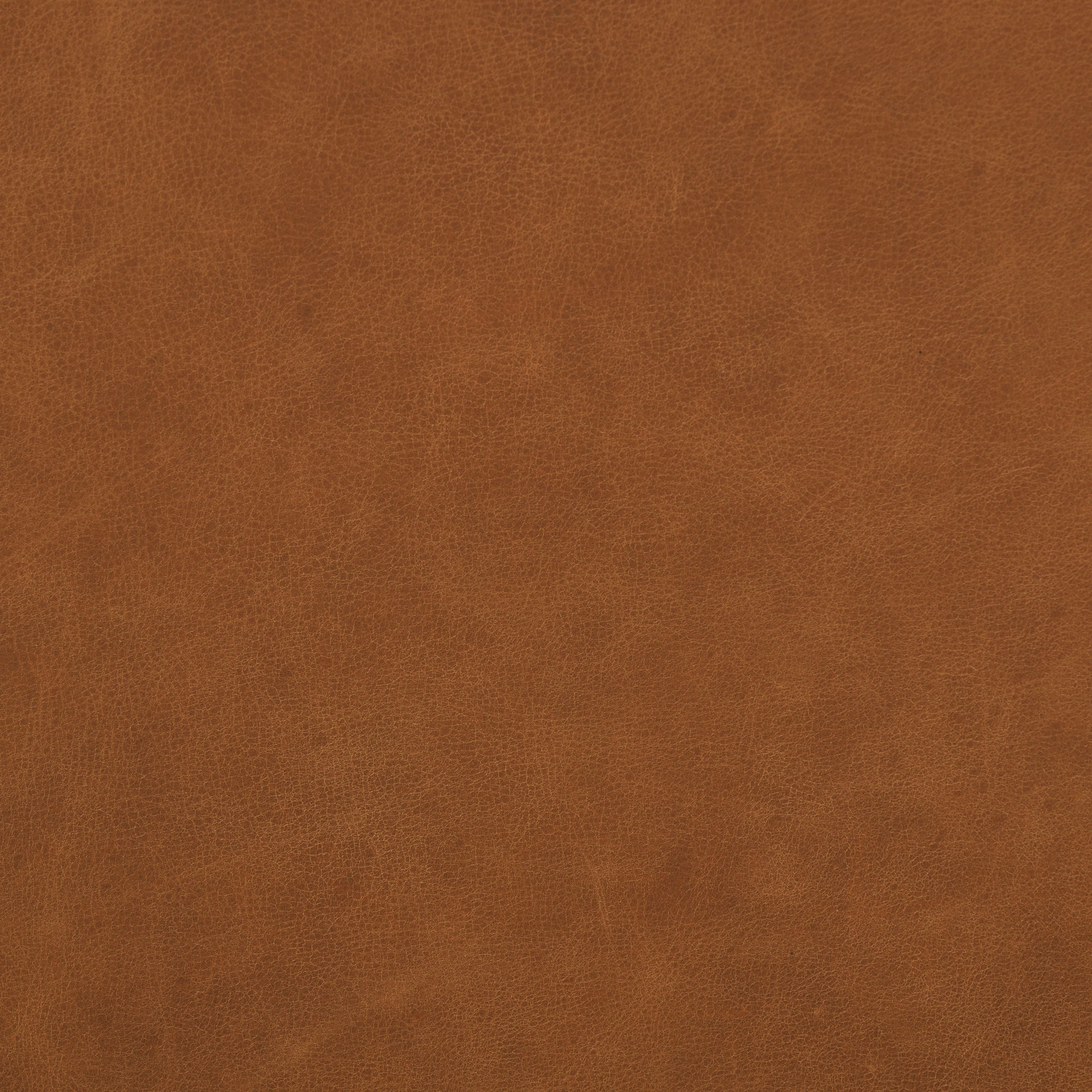 Leather Storage Ottoman (35) | Saddle Tan