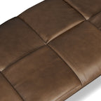 55 Leather Bench | Cocoa Brown