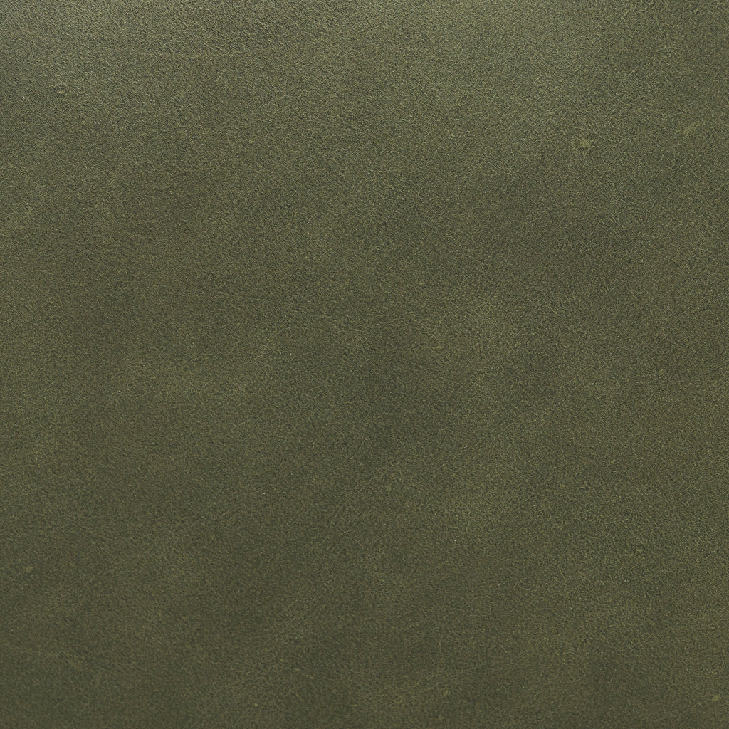 55 Leather Bench | Olivine Green