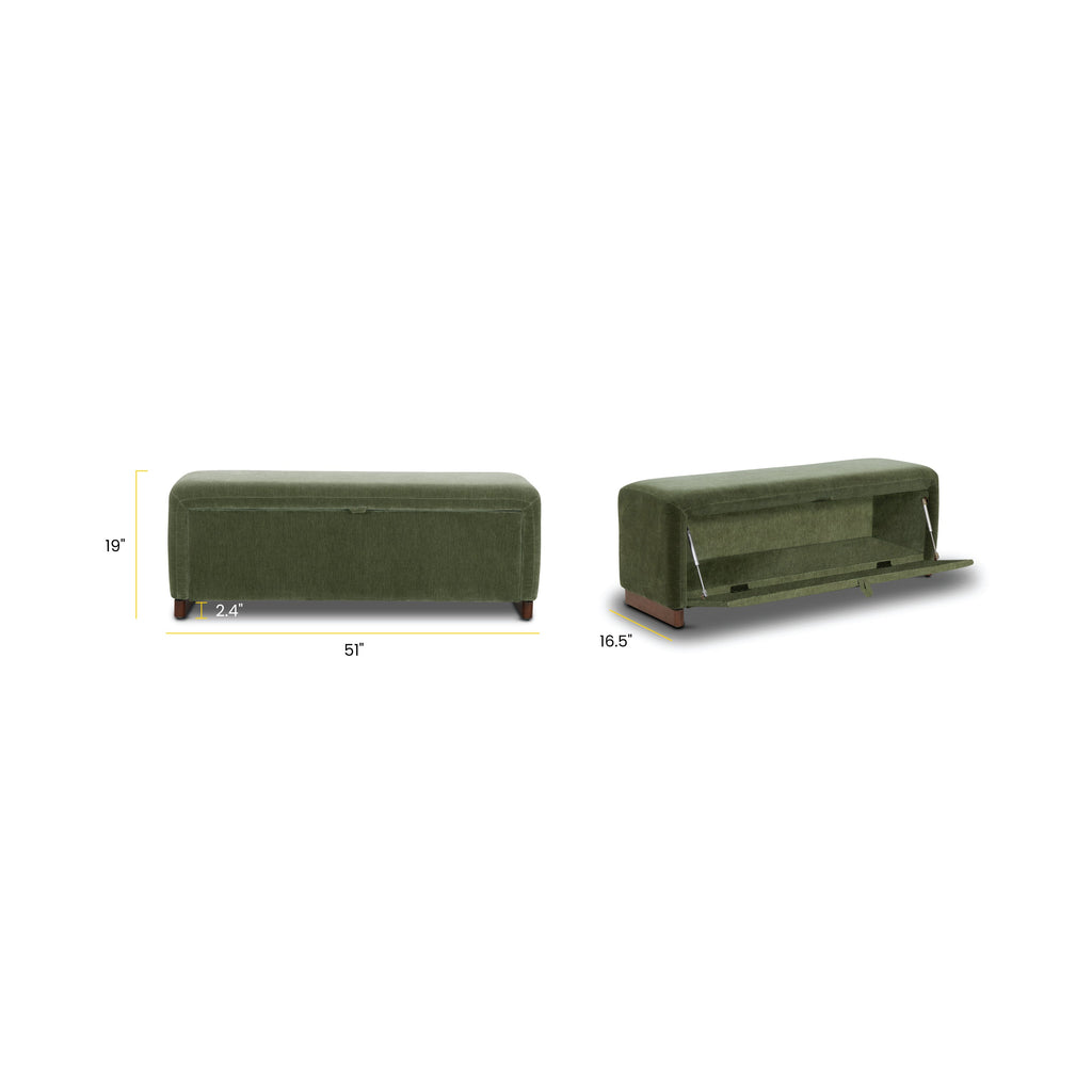 Elgin Storage Bench
