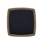 Leather Storage Ottoman | Chestnut Brown