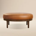 Leather Ottoman (39) | Saddle Tan