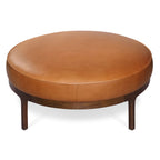 Leather Ottoman (39) | Saddle Tan