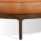 Leather Ottoman (39) | Saddle Tan