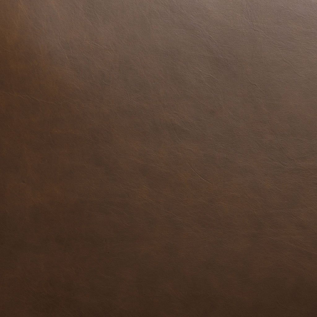 Leather Ottoman 2.0 | Cocoa Brown
