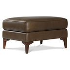 Leather Ottoman 2.0 | Cocoa Brown