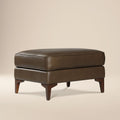 Leather Ottoman 2.0 | Cocoa Brown