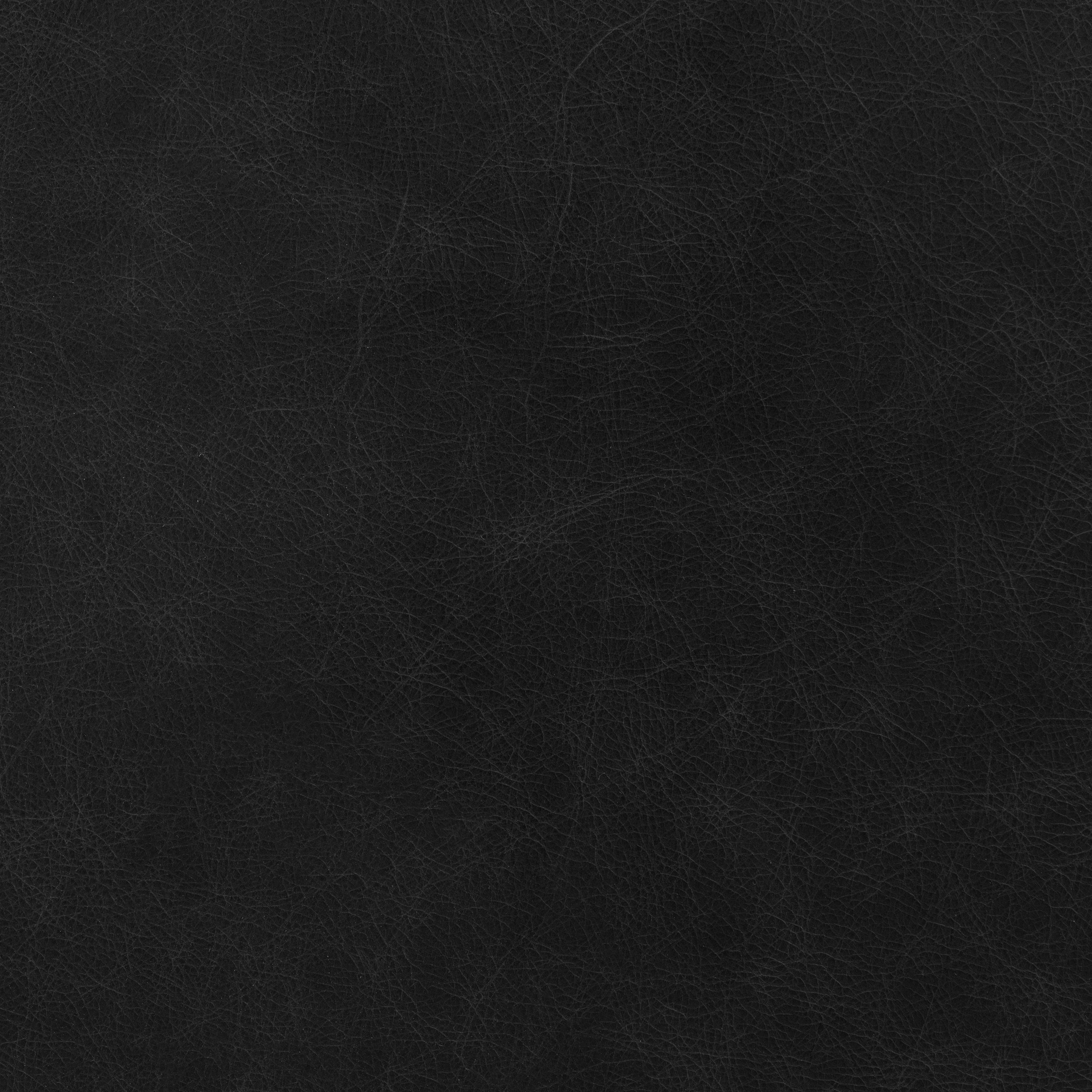 Leather Ottoman 2.0 | Onyx Black