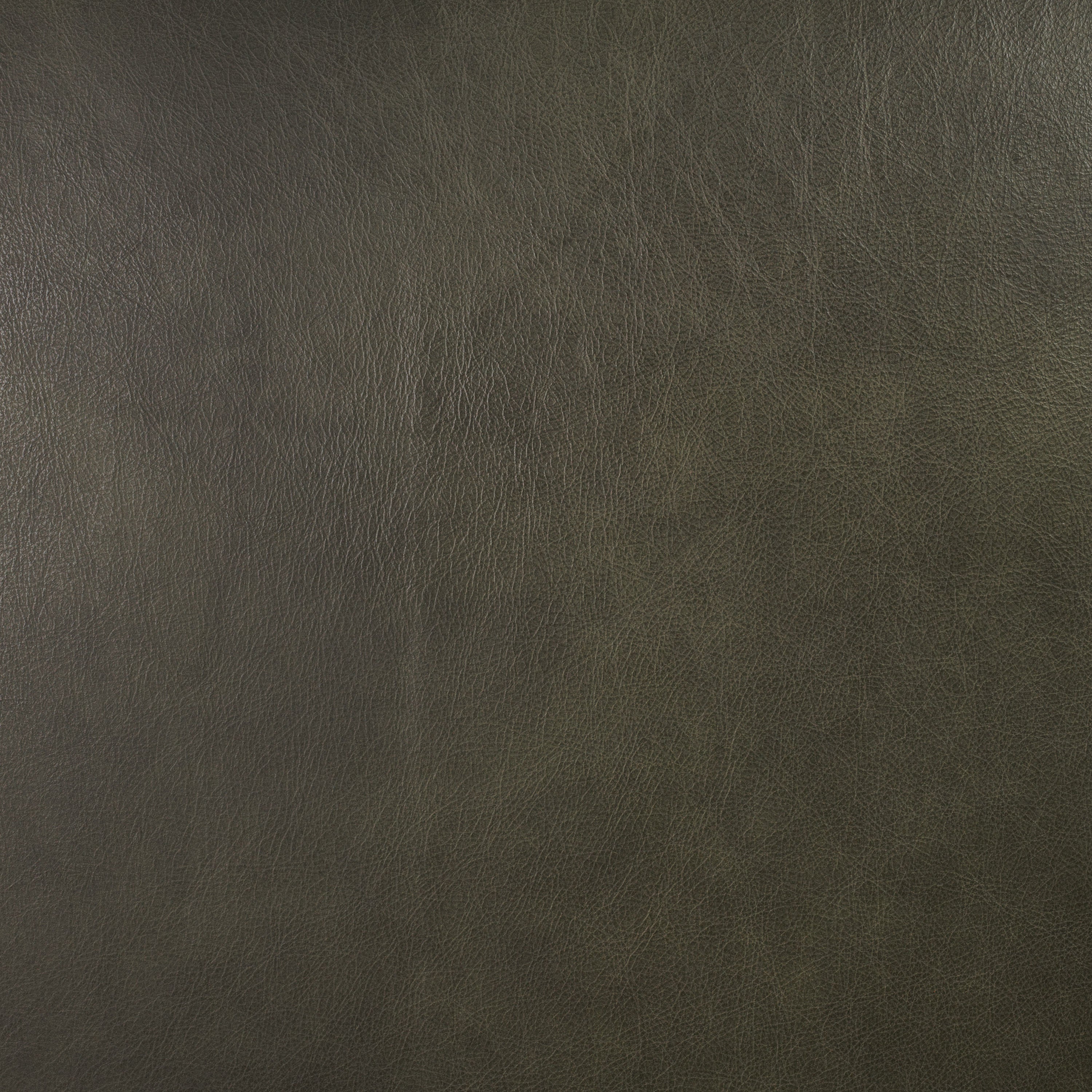 Leather Ottoman 2.0 | Olivine Green