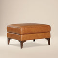 Leather Ottoman 2.0 | Cognac Tan